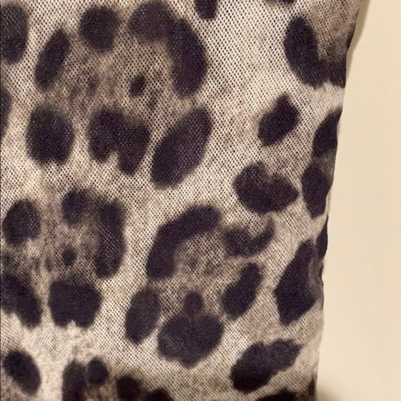 Bebe Leopard Print Mesh Shirt - Women’s Size XS - Picture 4 of 4